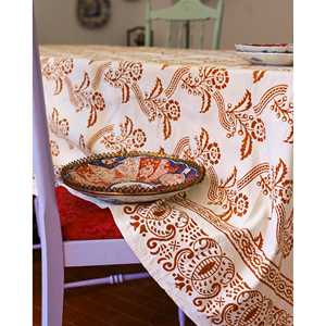 Tovaglia in Lino di Canapa Mirellas con Stampa Romagna, Design a Righe Senza Pieghe, Personalizzabile, Rettangolare, per Hotel e Ristoranti, Disponibile Gratuitamente - Product Image 3