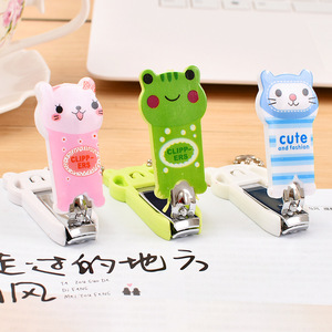 Cortauñas con diseño de animales de dibujos animados, 10 mm, portátiles, para bebés, niños, adultos, estilo coreano - Product Image 1