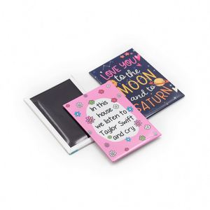 Manufactory Wholesale Custom Photo Magnets Low Moq Souvenir Gift Tin <b>Fridge</b> Magnet - Product Image 3