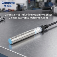 Capteur de proximité inductif cylindrique M8 à corps court, encastré ou non, détection 2mm 4mm, PNP NPN NC IP67