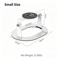 Mini-projecteur LCD professionnel 1080p 4K avec support, Wi-Fi intégré, haut-parleur, correction trapézoïdale - Cinéma portable intelligent pour la maison