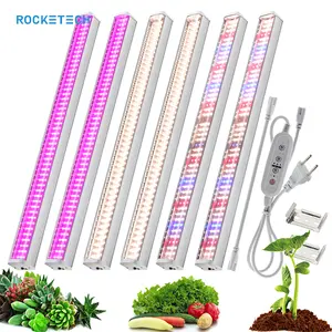 Barra colgante de alta calidad T5 T8 T12 tubo 25W espectro completo LED tira de luz para cultivo de plantas para verduras flor suculentas invernadero