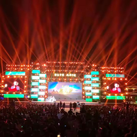Panel Video Wall LED P2.976 500x500 500x1000 Layar LED Indoor Outdoor untuk Panggung Klub Periklanan Grosir
