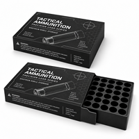 Boîtes en carton personnalisées pour l'emballage des munitions avec logo imprimé pour le stockage des cartouches et la présentation en magasin