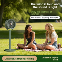 Ventilateur de sol électrique rechargeable 2000 mAh, 5 vitesses, pour la maison et l'hôtel, en plastique – Vente en gros