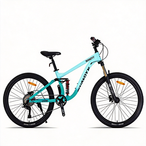 Vélo de <span class=keywords><strong>montagne</strong></span> à suspension intégrale WANDYY 1x9 vitesses L-TWOO 26 27,5 pouces avec frein hydraulique - Product Image 6