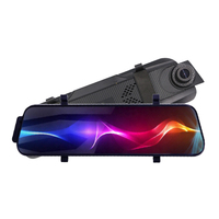 Caméra HD à double objectif, 10 pouces, mise à niveau, écran tactile, enregistreur de voiture, DVR, miroir, offre spéciale,