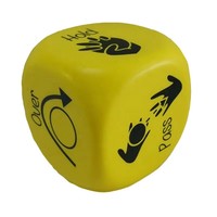Dés en mousse PU imprimés sur mesure, blocs de mousse souple, dés de yoga, dés de jeu, dés de sport, jouets, vente en gros, commande en gros, approvisionnement direct usine