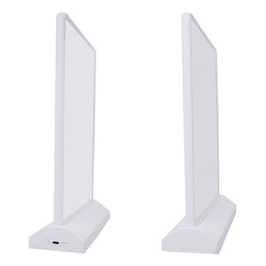 ชั้นวางจอแสดงผลแบบไร้สาย A4 แบบชาร์จไฟได้ พร้อมแม่เหล็ก ป้ายโฆษณา LED บางเฉียบ อะคริลิค กล่องไฟ LED สองด้าน - Product Image 1