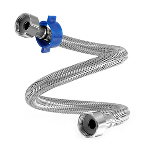 Common interface G1/2 in (4-point interface) High Pressure Flexible Water Hose 304 Stainless Steel Mesh with EPDM Tube in stock - Product Image 4