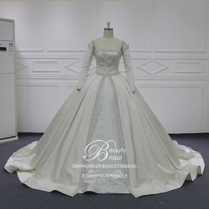 Fashion Design Champagne macchia una linea unica abiti da sposa sposa sposa abiti da sposa - Product Image 4
