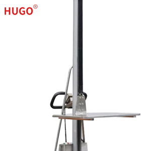 Mini apilador de acero inoxidable de 200kg, 100kg, 2M, apilador de rollos de elevación portátil extendido, semieléctrico - Product Image 5