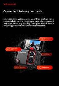 สำหรับกล้องถ่ายภาพกลางคืน Sj30 กล้องกีฬาแบบคู่ 8k Ultra หน้าจอ 2.51 นิ้ว กล้องติดรถยนต์ กล้องแอคชั่นสำหรับถ่ายภาพกลางแจ้ง 48mp 140 - Product Image 2