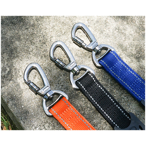 Laisse élastique réfléchissante réglable de haute qualité pour gros chien, absorbe les chocs, avec <span class=keywords><strong>boucle</strong></span> de ceinture de sécurité pour voiture - Product Image 4