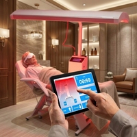 Panel de Terapia de Luz Roja Suyzeko para Cuerpo Completo, 660nm 850nm, Máquina de Fotobiomodulación con Soporte Motorizado para Clínica de Bienestar y SPA