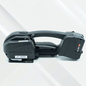 JY-380D Herramienta Flejadora Eléctrica Inalámbrica Doble Batería 4.0Ah 400-3200N 14mm <span class=keywords><strong>Fleje</strong></span> PP PET Logo Personalizado - Product Image 2