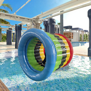 Cilindro Inflable de PVC para Agua, Túnel Flotante Hermético, Equipo de Parque Acuático Comercial para Exteriores, Juguete - Product Image 3