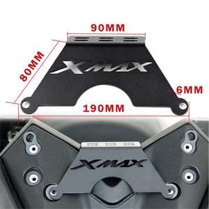 รถจักรยานยนต์วงเล็บนําทางผู้ถือ GPS โทรศัพท์มือถือสําหรับ Yamaha <span class=keywords><strong>Xmax</strong></span> 300 125 250 400 ชิ้นส่วนสมาร์ทโฟน GPS แผ่นวงเล็บ - Product Image 3