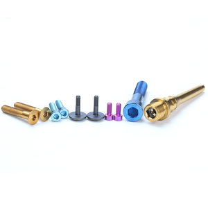 Parafusos de Titânio Coloridos Anodizados ODM OEM <span class=keywords><strong>M5</strong></span> M6 M8 M10 TC4 TA2 para Motocicletas, Náutica e Aeroespacial - Product Image 3