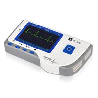 Monitor Elektrokardiograf Portabel Bluetooth PC-80B untuk Pemantauan Detak Jantung, Mesin EKG