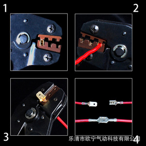 Jeu de pinces à sertir Sn-48b, 450 pièces, 6,3 4,8 2,8 mm, manchon à ressort, borne de câble, outil en acier de qualité industrielle - Product Image 5