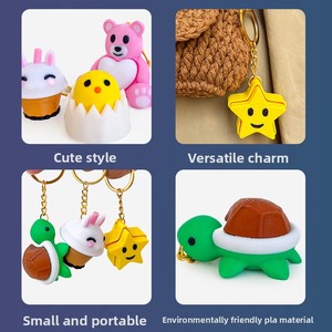 Mini Clicker en forme de tortue champignon imprimé en 3D, Keycap de pression, Jouets anti-stress pour les doigts, Clickers pour jouets imprimés en 3D - Product Image 6