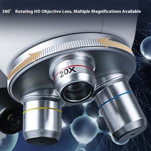 दूरबीन ऑप्टिकल माइक्रोस्कोप 1600x वैज्ञानिक प्रयोग सेट उपहार बॉक्स प्राथमिक विद्यालय जूनियर हाई स्कूल जीव विज्ञान - Product Image 3