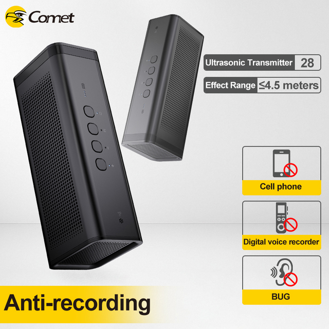 Privacy Shield Ultrasonic Anti Recording Mini Box Interference Device