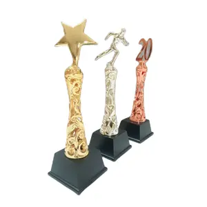 pillars wooden polished momento party sports custom award professional plaques metal champions trophy cup