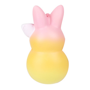 Pu Foam Rabbit <b>Squishy</b> Toy With Bow Slow Rising Stress Relief Animal Type Toy - Product Image 5