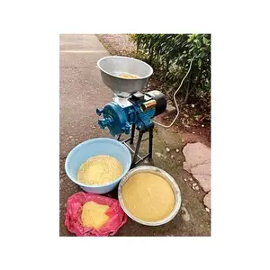 Top quality automatic maize milling machine flour and packing Wet Dry Mixed Grain Flour Wet Rice Grinder cacao beans grinder