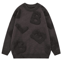 Nouveauté - Pull en tricot jacquard 3D personnalisé respirant pour l'hiver - Pull pour homme