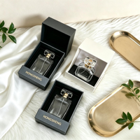 Boîte tiroir de luxe portable et écologique en EVA réutilisable pour emballage de parfum, coffret cadeau beauté haut de gamme personnalisable avec estampage à chaud