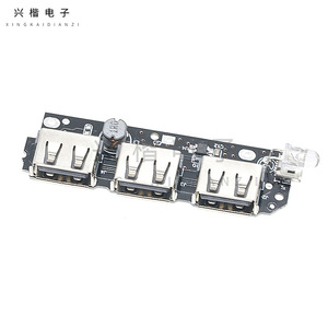 แผงวงจรพาวเวอร์แบงค์ 3Usb 5V2.1A โมดูลบูสต์สำหรับชาร์จแบตเตอรี่ลิเธียม 18650 พร้อมระบบป้องกันการคายประจุเกิน - Product Image 1