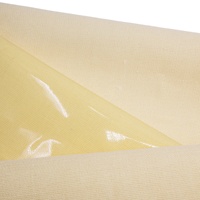 Tissu sergé fin en aramide 1414, enduit d'un silicone transparent d'un seul côté