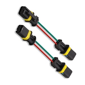 DJ7028A-1.5-21スターターリレーソケットワイヤー2穴防水自動車バット接続ケーブル - Product Image 2
