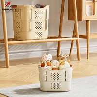 Panier de rangement pour vêtements Xinhang, écologique, en PP durable, gain de place, avec poignées, grande capacité, pour la salle de bain, les vêtements sales