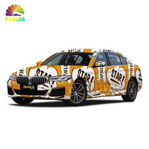 Película de Vinilo para Envolver Vehículos, Película Protectora de PVC para Envolver Vehículos, Película de <span class=keywords><strong>Color</strong></span> Cambiante con Graffiti Automotriz Impresa Personalizada - Product Image 4