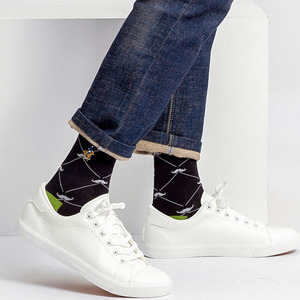 Jadely Paul Calcetines de Vestir Personalizados al por Mayor, Calcetines Deportivos de Algodón Peinado para Otoño e Invierno, Meias Mustache Chaussette, Calcetines de Colores al por Mayor - Product Image 3