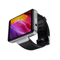 Montre connectée sport DM100 Android IP67 en caoutchouc avec grand écran de 2,86 pouces, 4G SIM, GPS, double caméra, moniteur de fréquence cardiaque, suivi de santé, réveil