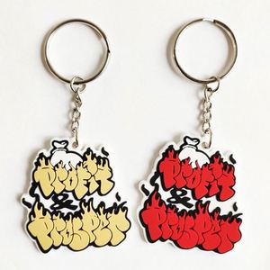 Custom 3D Soft PVC Keychain Durable Silicone Keychains Flexible Rubber PVC <b>Keyring</b> - Product Image 6