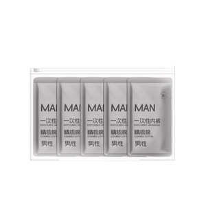 Calzoncillos desechables para hombre, estilo viaje, entrepierna de algodón puro, portátiles, talla grande, sin necesidad de lavado, pantalones cortos de uso directo. - Product Image 2
