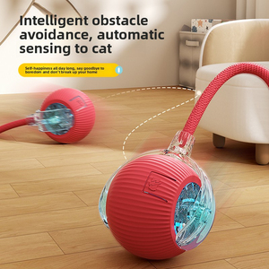 2025 vente chaude nouvelle balle de chat intelligente électrique interactive queue rapide chat chien jouet roulant balle jouet de sport interactif pour animaux de compagnie - Product Image 4