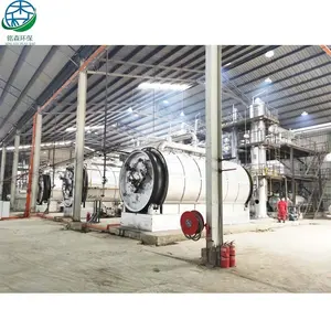 Continuous 30TPD Used Engine Oil Recycling Machine to Euro V Diesel installed in Malaysia
