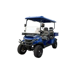 Voiturette de golf électrique tout-terrain personnalisée 4 places avec boîte de rangement - Product Image 4