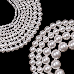 Perle di Cristallo 5A in Confezione da 2mm-12mm, Gamma Completa di Perline Bianche Cristalline 650, Perle di Cristallo per Ornamenti di Alta Qualità - Product Image 2