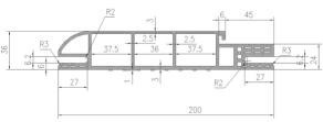 Jamba de puerta de polímero de <span class=keywords><strong>PVC</strong></span> impermeable para dormitorio 100% marco de puerta Interior WPC marcos de ventana elegantes y duraderos - Product Image 6