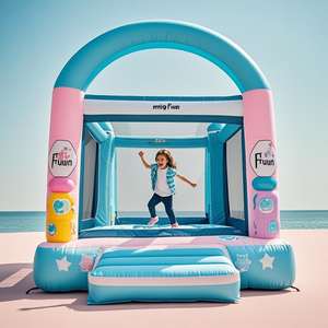 Оптовая продажа надувные горки замок прыжки надувные принцесса прыгающий замок - Product Image 6