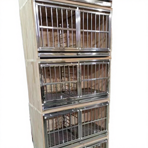 Gaiola para Pombos em Aço Inoxidável e Madeira Sólida, Caixa de Ninho para Criação, Gaiola de Acasalamento, Suprimentos Especializados para Pombos - Product Image 1