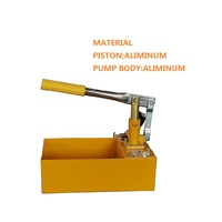 Bomba de Prueba Hidrostática Manual con Pistón para Tuberías de Agua, Personalizable en Color, OEM, CE, 25 Bares de Presión